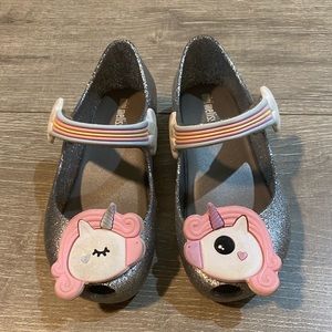 Mini Melissa Unicorn Shoes Size toddler 10